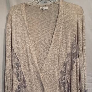 Light Tan Flowy Cardigan